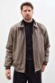 Water Repellent Windproof Coat with Fur Inside the Polo Collar - 3