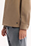 Men's Mink Classic Collar Jersey Comfort Fit Shirt Jacket A52Y2043 - 5