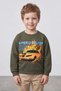 Car Printed Boy's Sweatshirt - 2