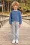 3 Thread Athletic Letter Printed Boys' Sweatpants