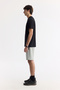 Men's Black Crew Neck Printed Rayon Soft Touch Regular Fit T-Shirt A51Y1031 - 3