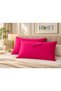 Fuchsia Pillow Case - Cotton Cover, 2 Pcs, 50X70 cm - 6