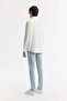 Men's White Classic Collar Textured Easy-Iron Regular Fit Shirt A51Y2083 - 4