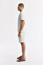 Men's Ecru Apaj Collar Cotton Short Sleeve Regular Fit Shirt A51Y2059 - 3