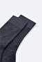 Men's Anthracite Patterned Bamboo Socks A42Y8516 - 3