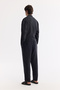 Men's Black Elastic Waist Lace-Up Soft Touch Trousers A51Y3031 - 3