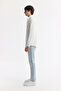 Men's White Classic Collar Textured Easy-Iron Regular Fit Shirt A51Y2083 - 3