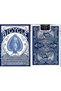 |   United States Printing Company Russell & Morgan Factories Autobike No:1 Blue Playing Card - 3
