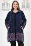 Knitwear Plus Size Women's Wool Warm Thick Steel Knit Winter Soft Mom Cardigan Anti-Pilling Winter Long Buttoned Oversized Cap