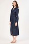 Denim Shirt Dress with Gathered Sides - 4