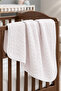Ecru Heart Embossed Thick Plush Blanket 100*120 cm