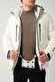 White Goose down Water Repellent and Windproof Detachable Hooded Collar Inflatable Unisex m with Carrying Strap - 6