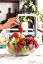 Tokyo Glass Salad Bowl Single Extra Large 2600 ml Round (Presentation Bowl, Preparation Bowl) - 4