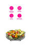 Tokyo Glass Salad Bowl Single Extra Large 2600 ml Round (Presentation Bowl, Preparation Bowl) - 5