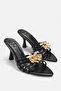 Jelly Women's Front Buckled Heels Slipper A006-K1907 - 2