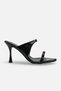 Cansu women's heeled slippers with belt a012 - k525 - 4