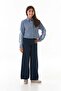 100% Cotton Elastic Waist Girls' Trousers - 5