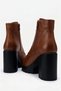 Lace-Up Women's Heeled Boots Taba Skin - 5