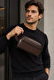 Men's Genuine Leather Hand Portfolio Bag K-303 - 4