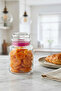 Sera Glass Jar Set of 2 Medium Size 890 ml with Pink Glass Lid (Food Storage Jar) - 3