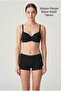 Women's Padded Support Underwire Bra and Combed Cotton Boxer Briefs Lingerie Set