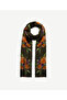 Large Floral Patterned Wool Shawl