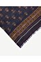 Floral Patterned Wool Shawl - 2