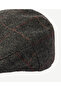 Wool Blend Plaid Patterned Beanie - 2