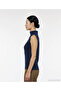 Cotton Regular Stand Collar Sleeveless Sweater - 3