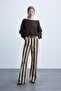 Straight Gabardine Straight-Leg Striped Trousers I8223Ax26Wn