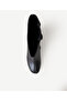 Wide Toe Leather Heeled Boots - 5