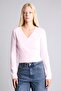 Fitted V-Neck Wool Blend Knitwear Sweater G8035Ax26Au - 3