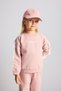 100% Cotton Bow-Detail Printed Basic Sweatshirt Top and Wide-Cut Bottom 2-Piece Set for Baby Girls I3660A52 - 3