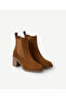 Suede Chelsea Heeled Boots - 2