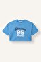 Short Sleeve Printed T-Shirt Pocket Wide Leg Sweatpants 2-Piece Set Girls E6413A826Au - 4