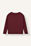 School 100% Cotton Oversize Crew Neck Long Sleeve T-Shirt for Boys E9661A825Au - 6