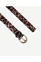 Leopard Printed Velvet Trouser Belt - 2