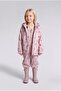 Polka Dot Plush Lined Hooded Coat Baby Girl G9328A526Au - 2