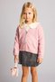 Bow Detailed V-Neck Knitwear Basic Cardigan Baby Girl I4756A526Au