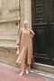 Linen Look Half Button Suit