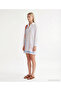 Straight Shirt Collar 3/4 Sleeve Dress - 3