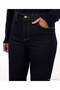 Denim Straight Regular Waist Pants - 5