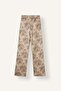 Straight Gabardine Straight-Leg Floral Trousers I5187Ax26Wn - 4