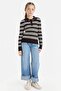 Polo Collar Sweater for Girls G6976A826Sp - 2
