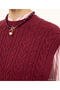 Regular Crew Neck Sleeveless Sweater - 5