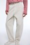 Balloon Fit Pile Detailed Long Length Trousers H9804Ax26Wn - 3
