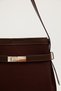 Mi̇lo canvas baget bag brown - 7
