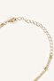 Women's Two-Layer Necklace with Heart and Medallion Detail I3064AXNS - 6