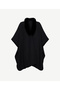 Fur Collar Poncho