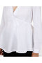 Cotton Slim V-Neck Long Sleeve Shirt - 6